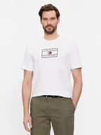 Koszulki męskie - Tommy Hilfiger T-Shirt Big Graphic MW0MW34204 Biały Regular Fit - miniaturka - grafika 1
