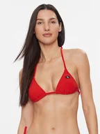 Stroje kąpielowe - Calvin Klein Swimwear Góra od bikini KW0KW02466 Czerwony - miniaturka - grafika 1