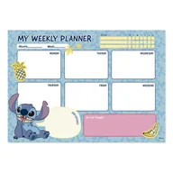 Planery - Planer Tygodniowy A4 Notatnik Disney Stitch Tropikalny - miniaturka - grafika 1