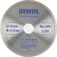 Tarcze do pił - Irwin TARCZA DIAMENTOWA 125mm x 22,23mm / PEŁNA do płytek podłogowych i ściennych - miniaturka - grafika 1