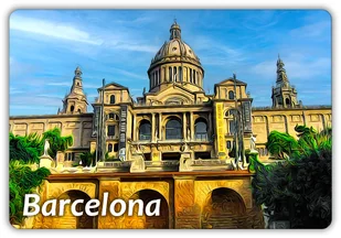 BARCELONA - Museu Nacional d’Art de Catalunya - Muzeum - Magnes na lodówkę - Magnesy - miniaturka - grafika 1