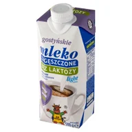 Mleko - SM Gostyń Mleko gostyńskie zagęszczone bez laktozy niesłodzone lekkie 2,5 % 500 g - miniaturka - grafika 1
