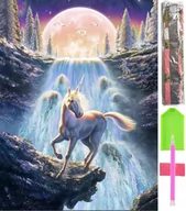 Zabawki kreatywne - HAFT DIAMENTOWY DUŻY 5D Zestaw Obraz MOZAIKA D29 - miniaturka - grafika 1