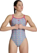 Stroje kąpielowe - Arena Damski Strój kąpielowy WOMEN'S ARENA STARFISH SWIMSUIT LACE BACK - miniaturka - grafika 1