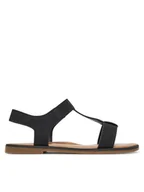 Buty dla dziewczynek - Nelli Blu Sandały CS166-3A Czarny - miniaturka - grafika 1