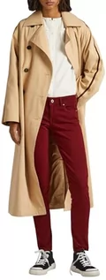 Spodnie damskie - Pepe Jeans Spodnie damskie Soho, czerwone (bordowe), 30 W/32 L, Czerwony (bordowy), 30W / 32L - grafika 1