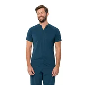 Koszulki męskie - T-shirt męski Jack Wolfskin PRELIGHT PRO ZIP T M dark sea - M - miniaturka - grafika 1