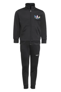Dres dziecięcy Adidas Adicolor bluza spodnie czarny komplet-128 - Kombinezony dla dzieci - miniaturka - grafika 1