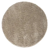 Dywany - Dywan MY-RUG, dywan z wysokim włosiem Shaggy Star, 150x150, beżowy, lekko błyszczący, wyjątkowo puszysty, okrągły - miniaturka - grafika 1
