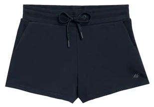 Damskie krótkie spodenki dresowe 4F 31S granatowy XXL - Spodenki damskie - miniaturka - grafika 1