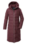 Płaszcze damskie - G.I.G.A. DX Damski pikowany płaszcz/parka/płaszcz funkcyjny o wyglądzie puchu z kapturem GW 88 WMN QLTD CT, ciemny orchidea, 48, 43534-000 - miniaturka - grafika 1