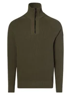 Swetry męskie - Jack & Jones Sweter męski Mężczyźni zielony jednolity, S - miniaturka - grafika 1