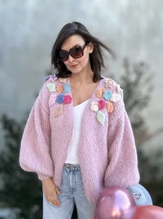 Kardigan Spring LOVE - Swetry damskie Kardigan Spring LOVE - Swetry damskie - miniaturka - grafika 1