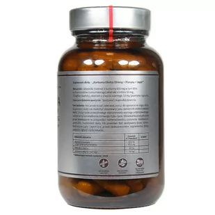 Kurkuma + piperyna + imbir Ekstra strong 60 kapsułek - Pureline Nutrition - Suplementy naturalne - miniaturka - grafika 3
