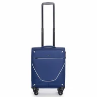 Walizki - Stratic Strong 4 kółka Walizka kabinowy 55 cm navy - miniaturka - grafika 1