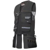 Odzież robocza - LAHTI PRO Kamizelka robocza monterska dekarska wędkarska czarna rozmiar 3XL L4131606 LPL4131606 - miniaturka - grafika 1