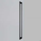 Zawiasy, okucia i inne akcesoria - Uchwyt meblowy dwustronny Closet Bar Cast 725 Welders Black Czarny - miniaturka - grafika 1