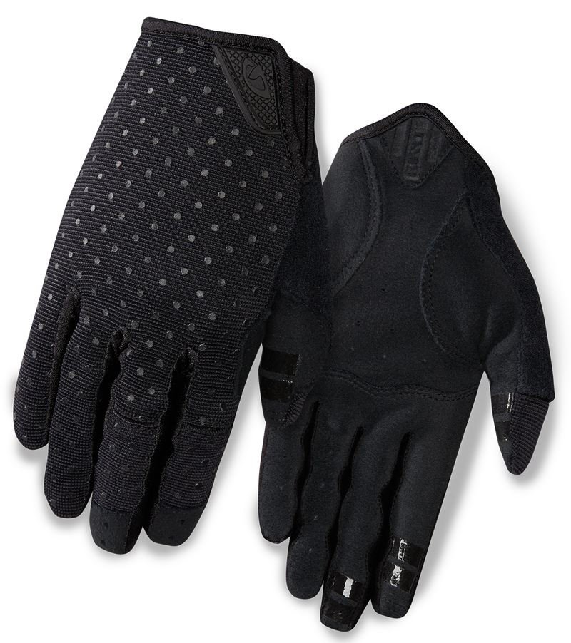 Giro, Rękawiczki kolarskie damskie, La Dnd black dots, czarny, rozmiar XL