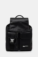 Plecaki - Karl Lagerfeld Jeans plecak kolor czarny duży gładki A3W30223 - miniaturka - grafika 1