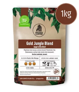 Kawa ziarnista Ingagi Coffee Gold Jungle Blend 1kg - Kawa - miniaturka - grafika 1