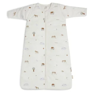 Jollein śpiworek niemowlęcy do spania całoroczny 4 Pory Roku z odpinanymi rękawami FARM 70 cm - Śpiworki dla dzieci - miniaturka - grafika 1