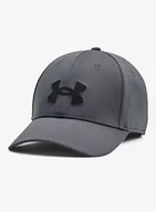 Czapki męskie - Czapka z daszkiem Under Armour Blitzing Adjustable Cap - pitch gray/black - miniaturka - grafika 1