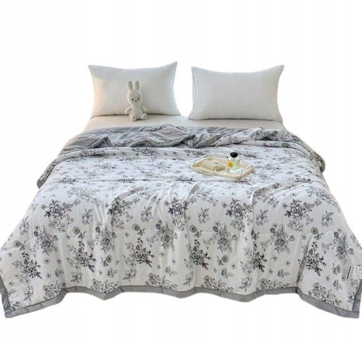 Shein Kołdra Antybakteryjna Chłodząca W Kwiaty 150*200 1Eb