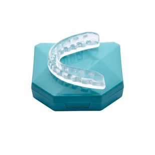 OzDenta Aquamarine szyna relaksacyjna na bruksizm przeciw zgrzytaniu zębami. 2 nakładki + pudełko - Akcesoria medyczne - miniaturka - grafika 5