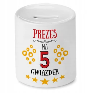 Dla Prezesa Skarbonka na Urodziny na Prezent z Nadrukiem ze Zdjęciem + Opakowanie na prezent (wzór 02) - Skarbonki - miniaturka - grafika 1