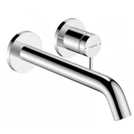 Baterie umywalkowe - HANSGROHE 73351000 Tecturis S Jednouchwytowa bateria umywalkowa ścienna, podtynkowa z wylewką 22,5 cm Chrom - miniaturka - grafika 1