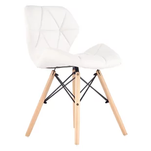 Krzesło Drewniane K281 Halmar Biały - Krzesła - miniaturka - grafika 1