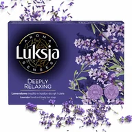 Mydła - Lawendowe mydło w kostce do rąk i ciała Luksja Aroma Senses Deeply Relaxing 90 g - miniaturka - grafika 1