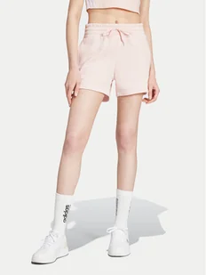 adidas Szorty sportowe Essentials Small Logo JH3683 Różowy Loose Fit - Spodenki damskie - miniaturka - grafika 1