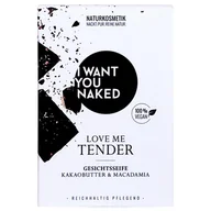 Mydła - I want you naked i Want you Naked naturalny masło kakaowe i macadamiaoel na mydło, 100 G HS-02 - miniaturka - grafika 1