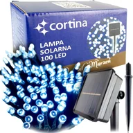 Lampy ogrodowe - GIRLANDA SOLARNA LAMPKI 100 LED LAMPA OGRODOWE NA OGRÓD SOLAR 12M 600mAh - miniaturka - grafika 1