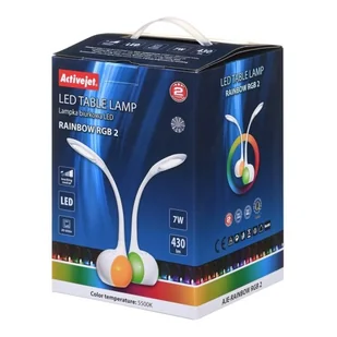 Lampka biurkowa LED AJE-RAINBOW RGB 2 - Lampy stojące - miniaturka - grafika 1