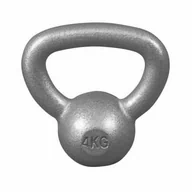 Kettlebell - 4 kg Kettlebell żeliwny Gorilla Sports żeliwo kettle hantlel żeliwny - miniaturka - grafika 1