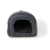 Legowiska dla psów - AniOne Fluffy cave szary - miniaturka - grafika 1