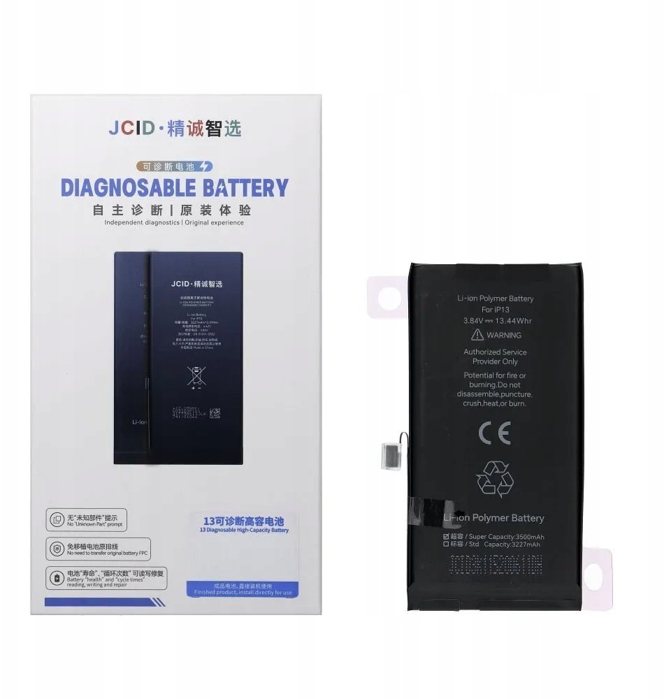 Bateria PhoneParts Bateria with the ability to assign to iPhone 13 increased capacity