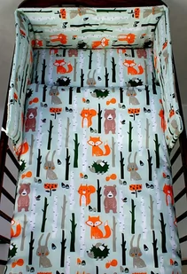 Komplet pościeli dla dziecka 90x120 cm 2 el  - brzozowy las - Pościel dla dzieci - miniaturka - grafika 1