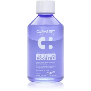 CURASEPT Daycare Protection Booster Junior Bubble Gum Płyn do płukania jamy ustnej dla dzieci 7-12 lat 250 ml - Płyny do płukania jamy ustnej - miniaturka - grafika 1