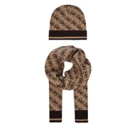 Czapki damskie - Zestaw Szalik i Czapka Guess GFBOXM P6102 Beżowy - miniaturka - grafika 1