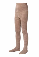 Skarpetki damskie - Rajstopki z wełny merynosów dziecięce beżowe - miniaturka - grafika 1
