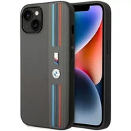 Etui i futerały do telefonów - Etui na telefon BMW BMHCP14M22PPMA do Apple iPhone 14 Plus 6,7" szary/grey Tricolor M Collection - miniaturka - grafika 1