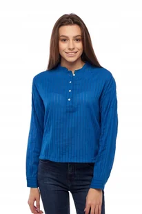 LEE DRAWCORD SHIRT CITY BLUE L45JVH32 M - Koszule damskie - miniaturka - grafika 1