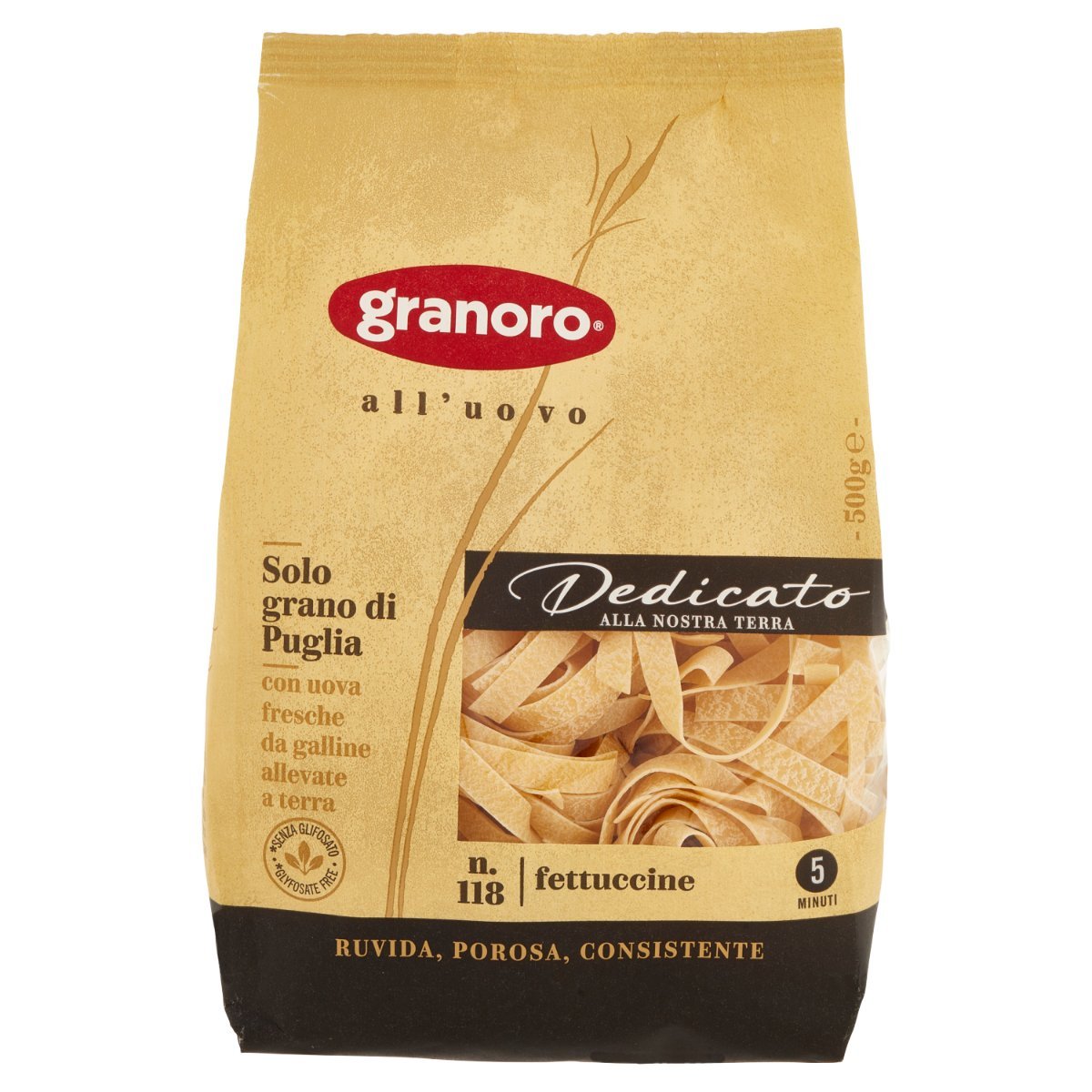 Makaron Dedicato Fettucine Uovo N.118 500G - Granoro