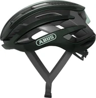 Kaski rowerowe - Kask rowerowy szosowy ABUS AirBreaker - wysokiej klasy kask rowerowy do profesjonalnej jazdy na rowerze - dla nastolatków i dorosłych - kask dla mężczyzn i kobiet - zielony, rozmiar M - miniaturka - grafika 1