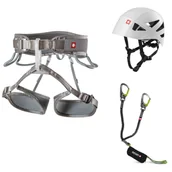 Sprzęt wspinaczkowy - Zestaw Ferratowy Ocún Via Ferrata Twist Shard Set Rozmiar: M-XL / Kolor: szary - miniaturka - grafika 1