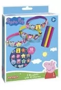 Zabawki kreatywne - Zestaw do robienia bransoletek z charmsami Peppa - miniaturka - grafika 1