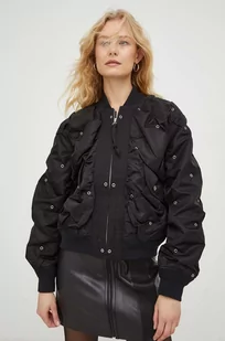 G-Star Raw kurtka bomber damski kolor czarny przejściowa - Kurtki damskie - miniaturka - grafika 1